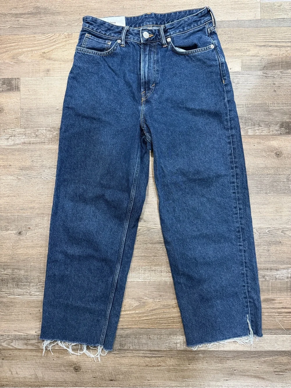 H&M Loose Ample Jeans Wide high-rise Ankle Jeans